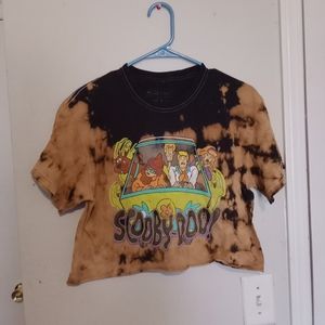Scooby Doo Cropped Tee Size M